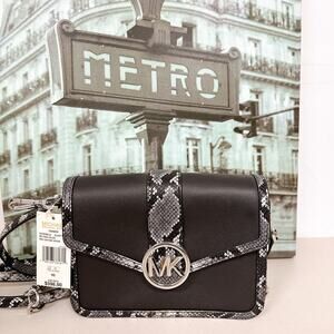 MICHAEL KORS 35S3SNML2L CARMEN MEDIUM FLAP SHOULDER CROSSBODY BAG